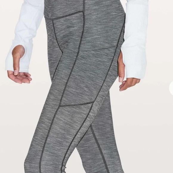 Lululemon Speed Up Tight *Full-On Luxtreme Brushed 28" Sz 4 - Picture 8 of 9